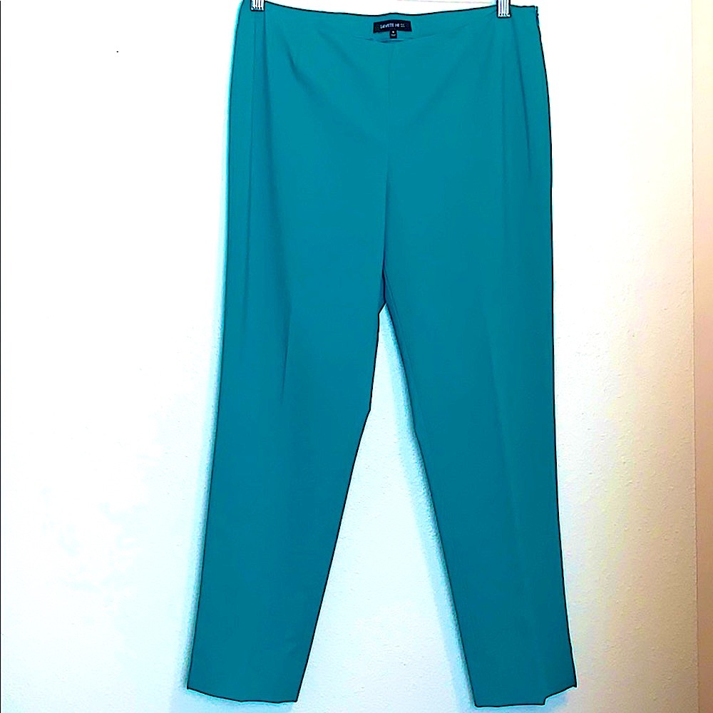 NWT Lafayette 148 NY Cove Teal Slacks / Dress Pant